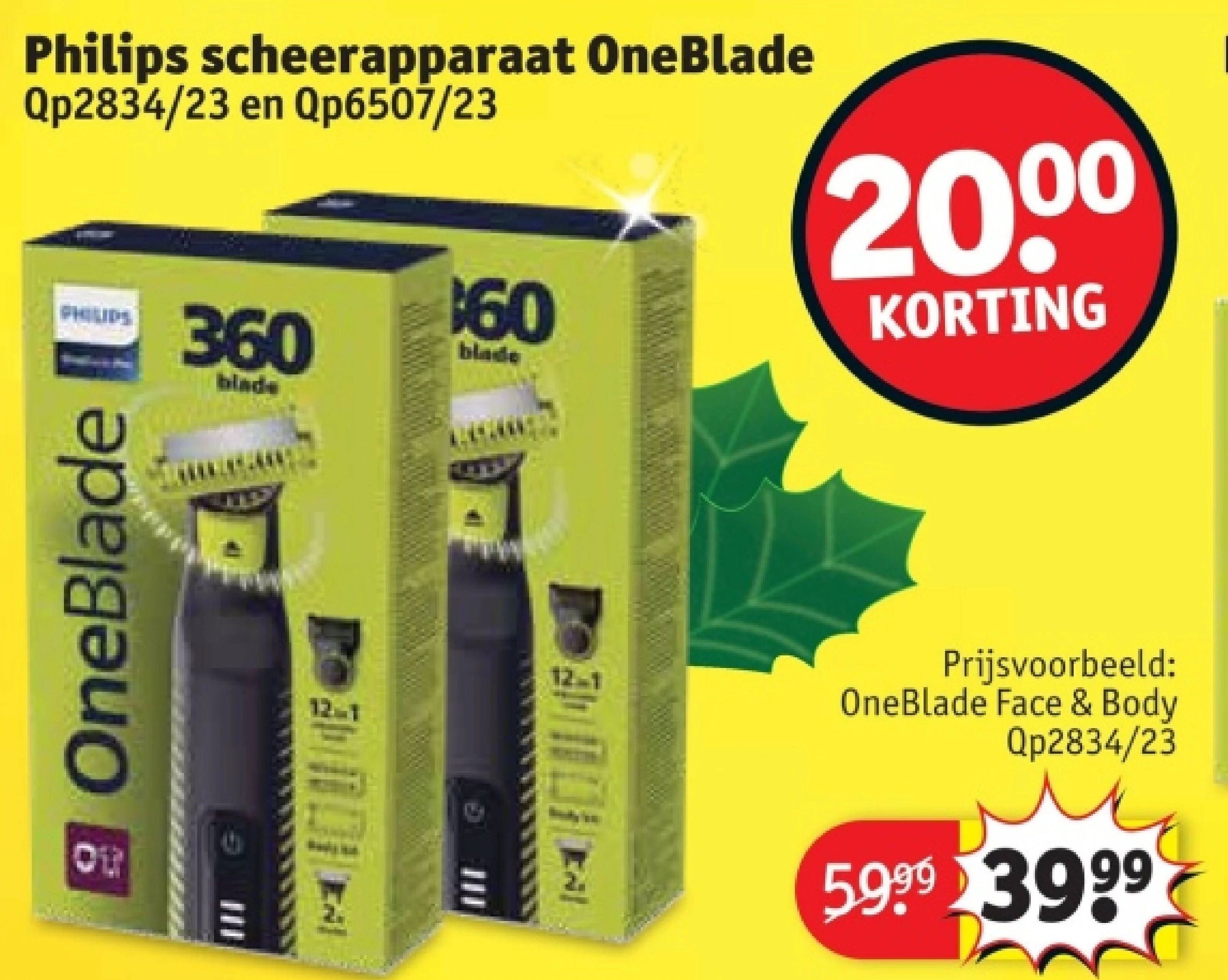 Philips scheerapparaat OneBlade