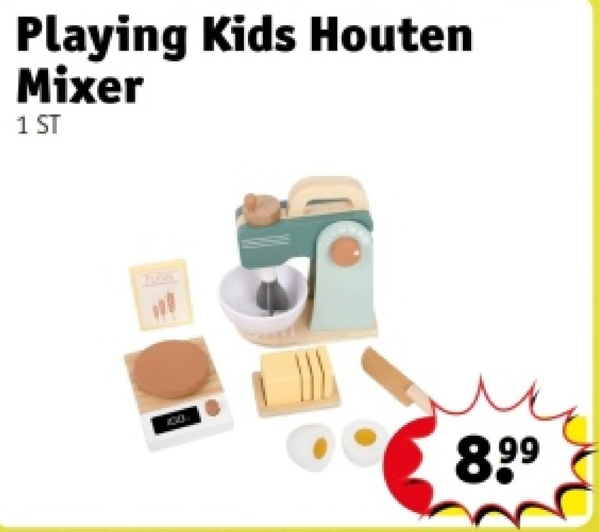 Playing Kids Houten Mixer