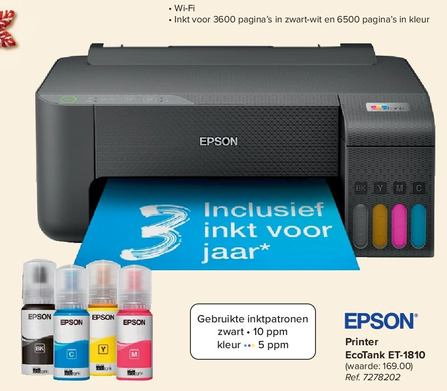 EPSON Printer EcoTank ET-1810