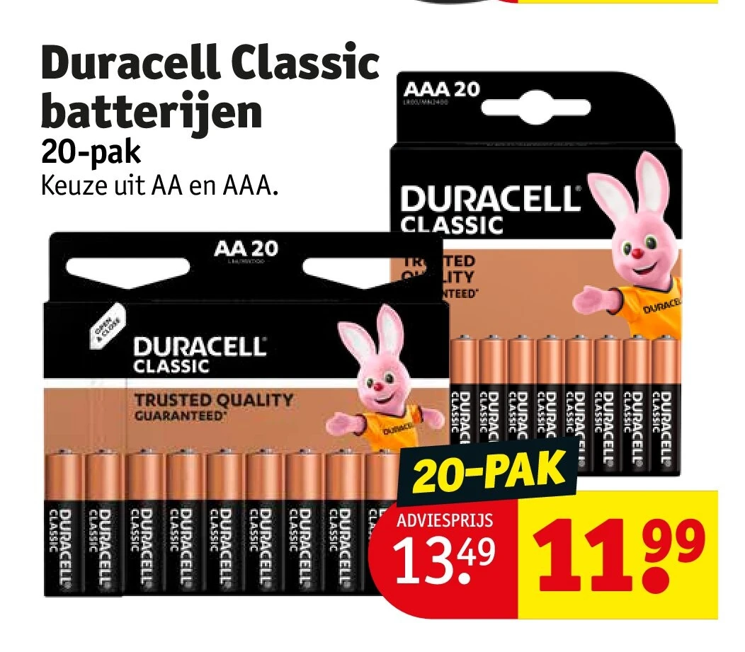 Duracell Classic batterijen