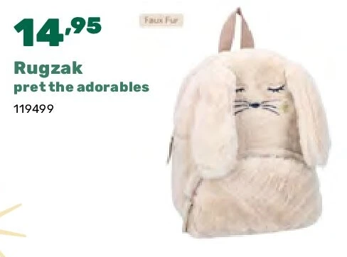 Rugzak pret the adorables