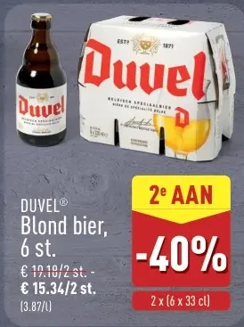 Blond bier, 6 st.