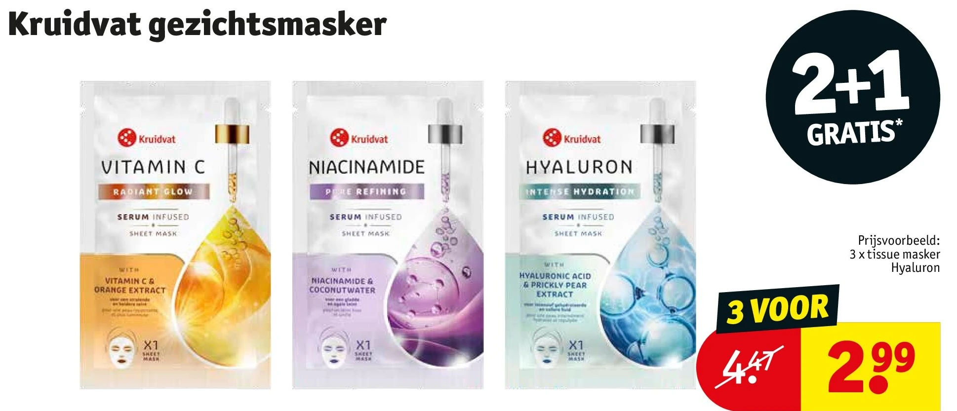 Kruidvat gezichtsmasker