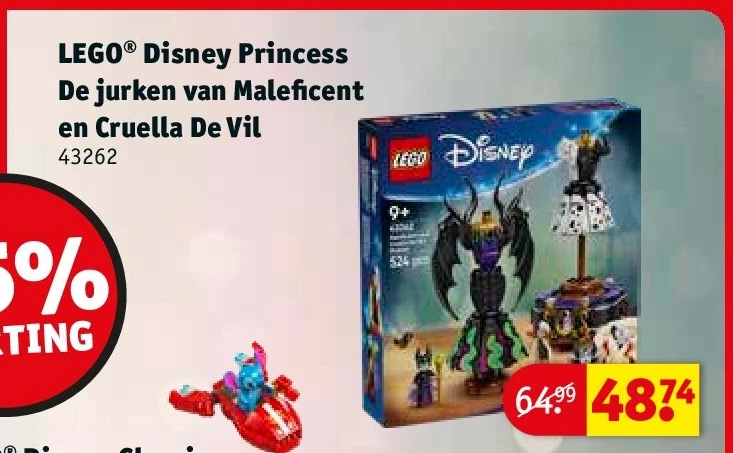 LEGO® Disney Princess De jurken van Maleficent en Cruella De Vil