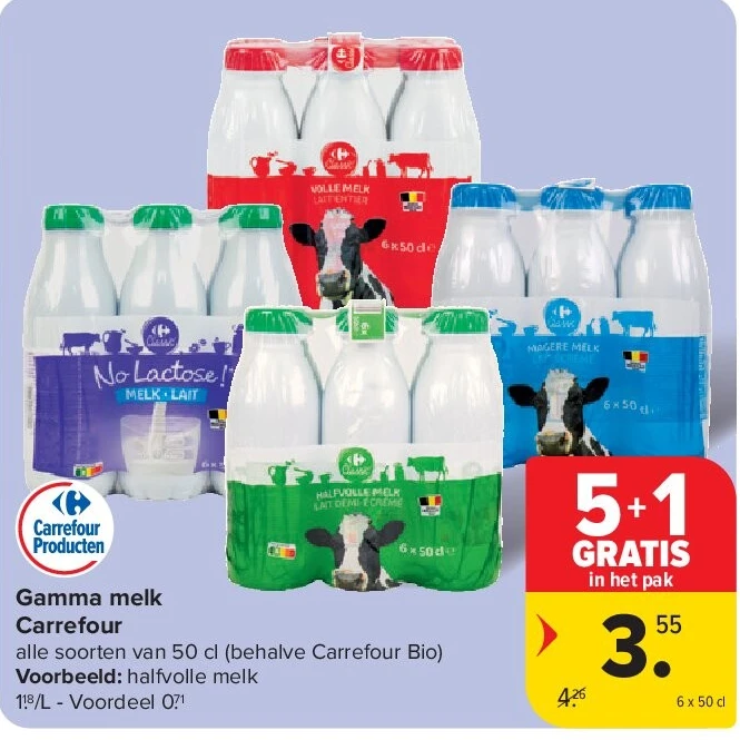 Gamma melk Carrefour