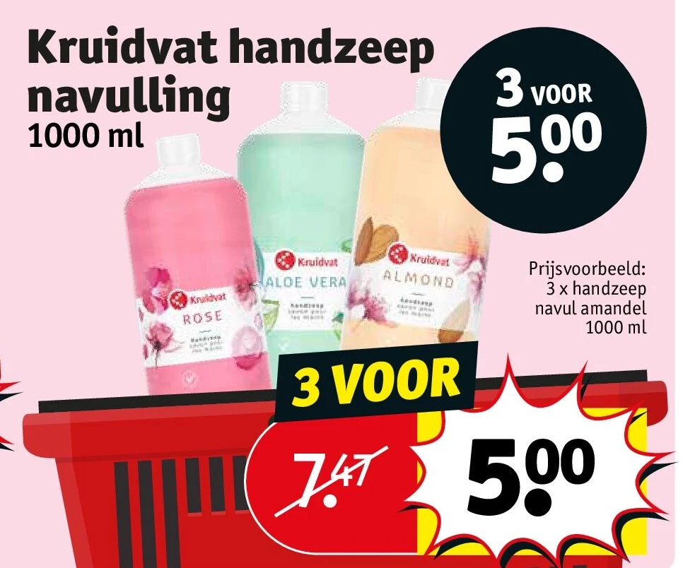 Kruidvat handzeep navulling