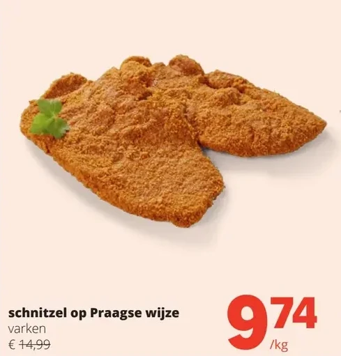 schnitzel op Praagse wijze