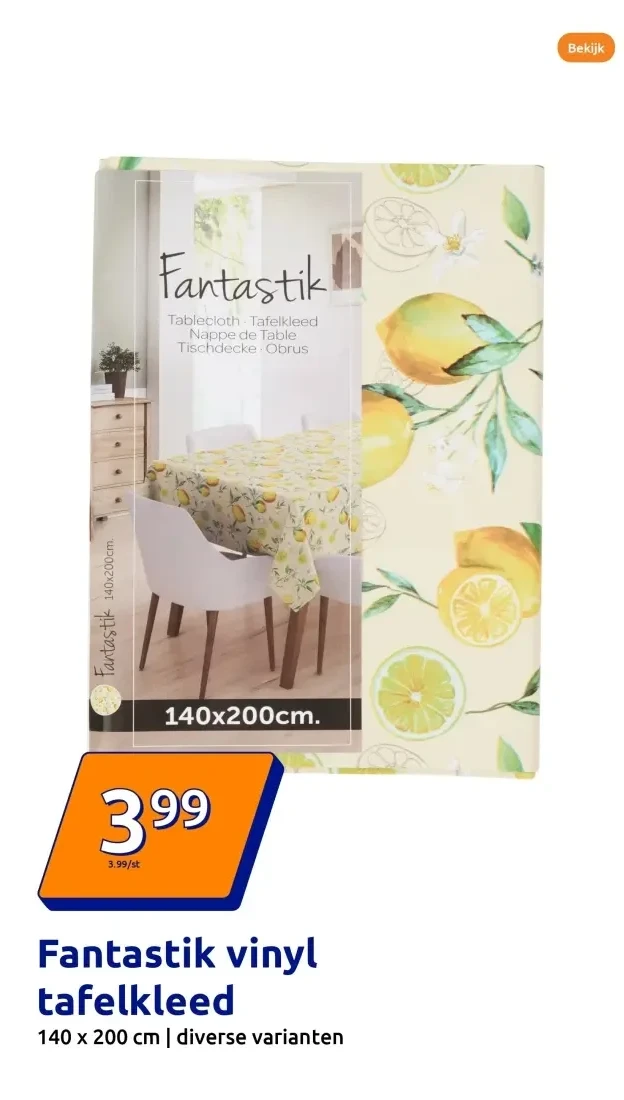 Fantastik vinyl tafelkleed