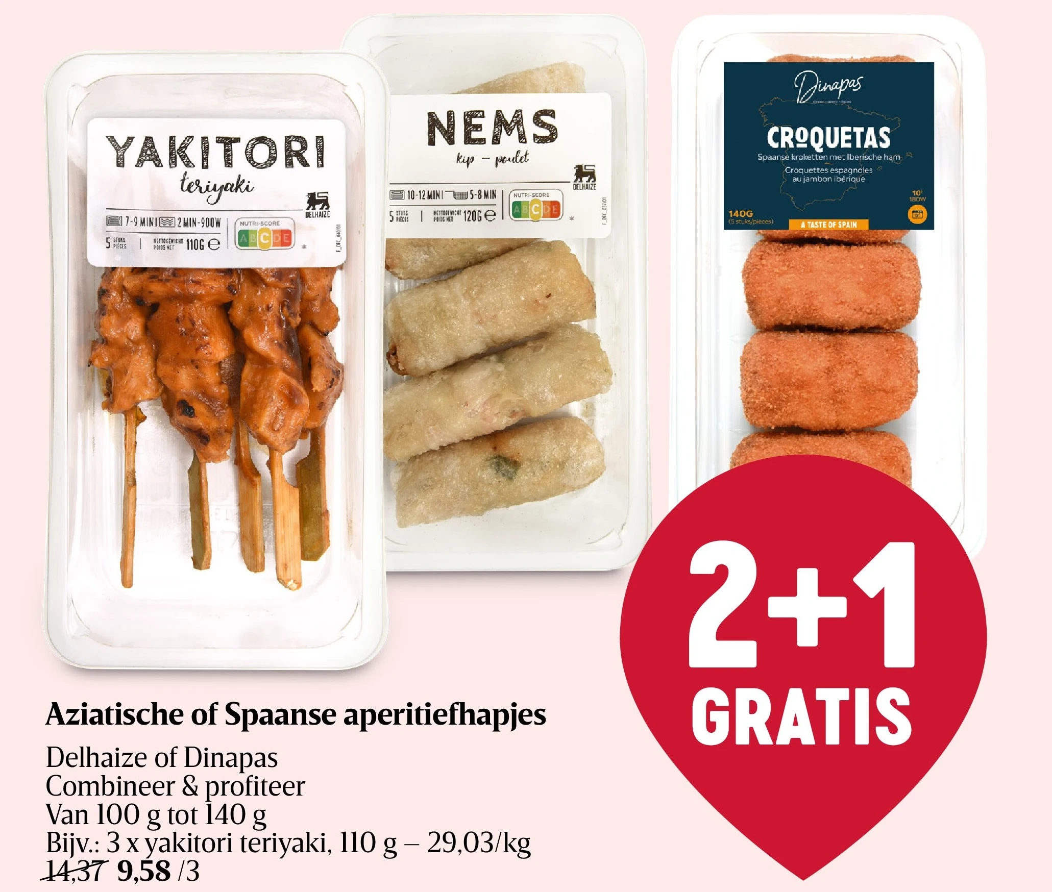 Aziatische of Spaanse aperitiefhapjes