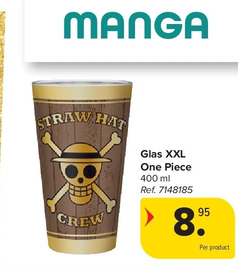 Glas XXL One Piece