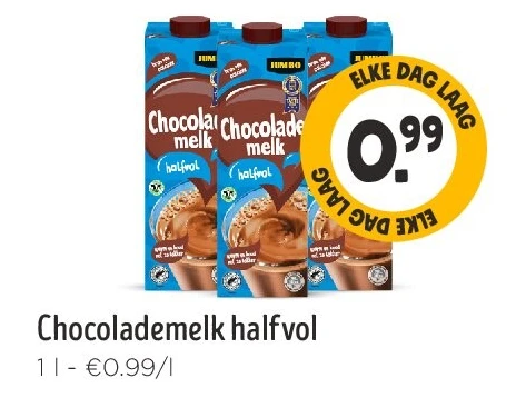 Chocolademelk halfvol