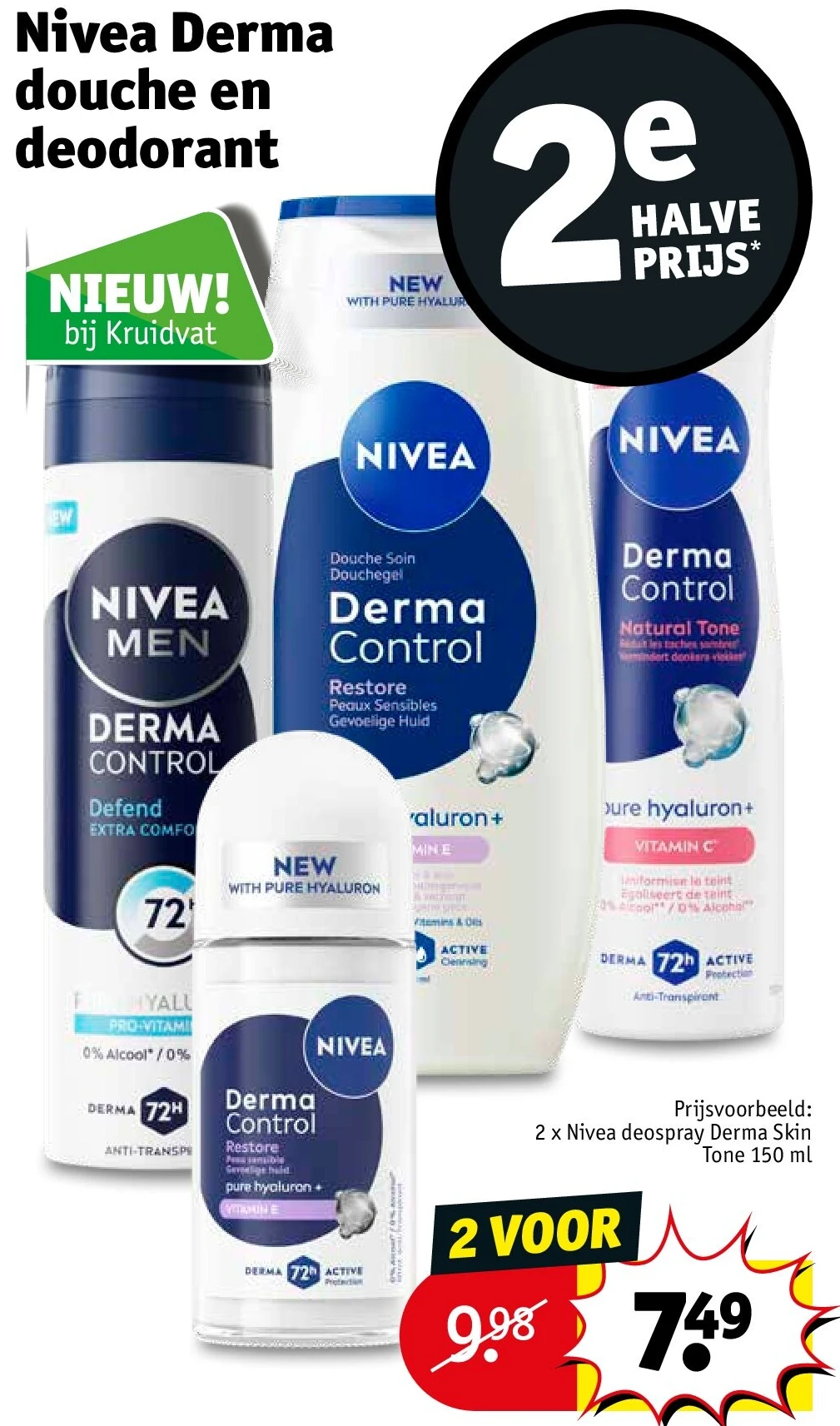 Nivea Derma douche en deodorant