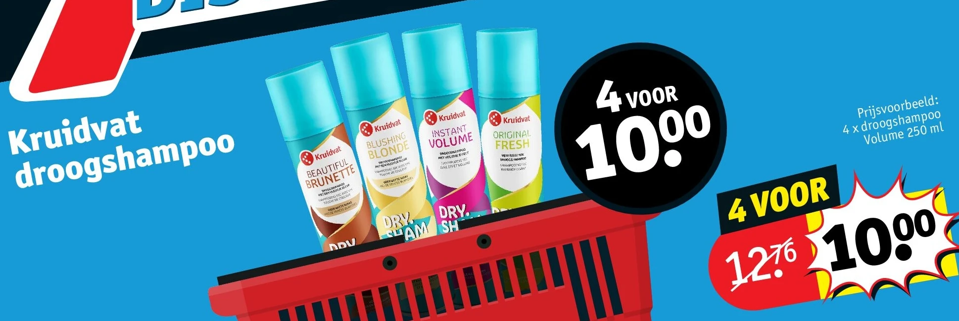 Kruidvat droogshampoo