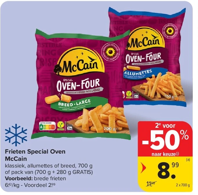 Frieten Special Oven McCain