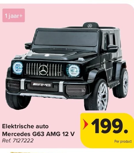 Elektrische auto Mercedes G63 AMG 12 V