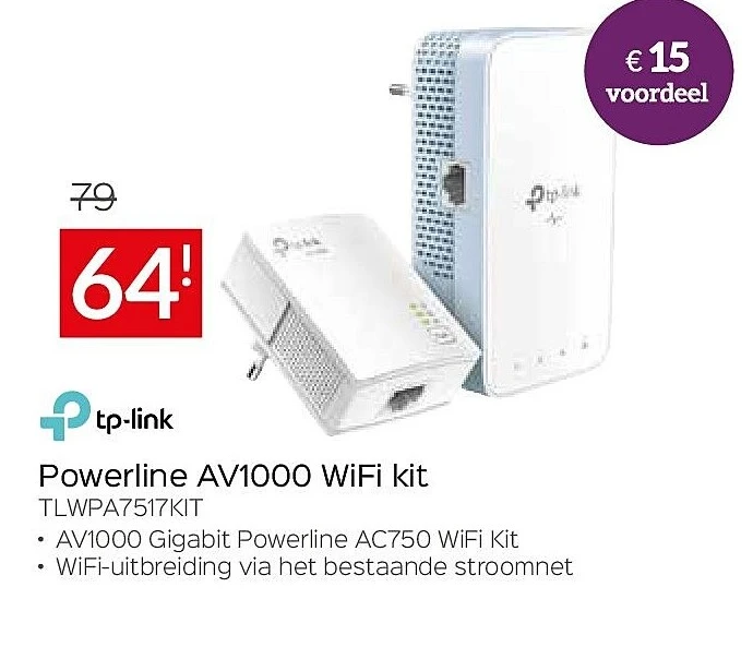 Powerline AV1000 WiFi kit