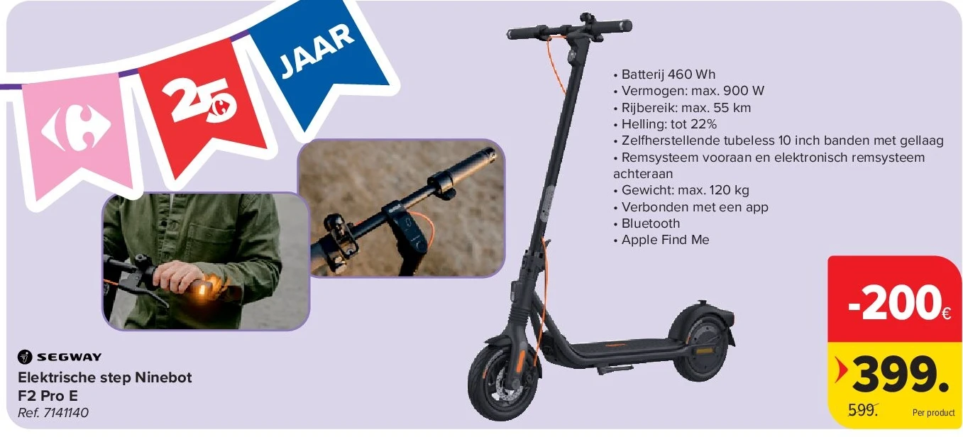 Elektrische step Ninebot F2 Pro E