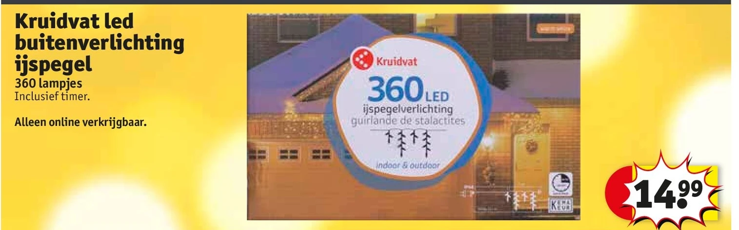 Kruidvat led buitenverlichting ijspegel