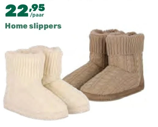 Home slippers