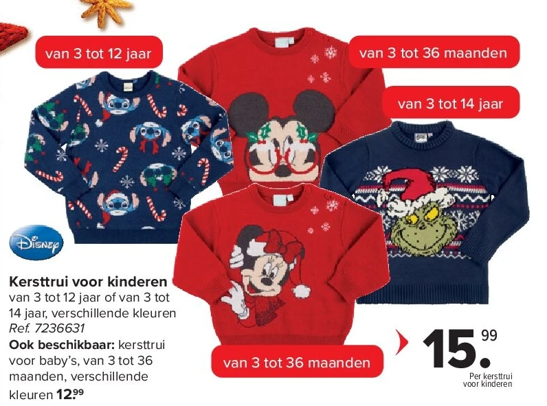 Kersttrui voor kinderen