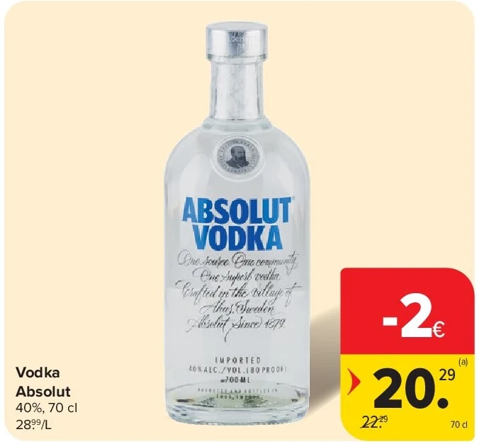 Vodka Absolut