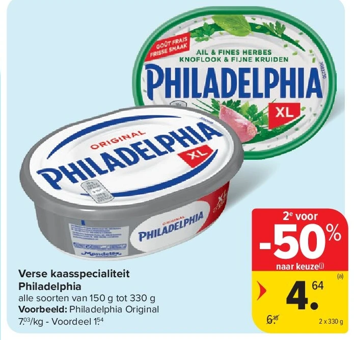 Verse kaasspecialiteit Philadelphia