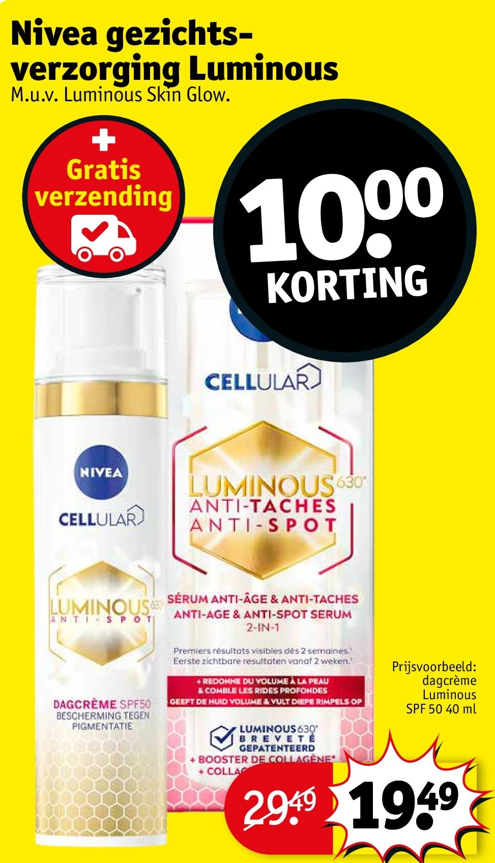 Nivea gezichtsverzorging Luminous