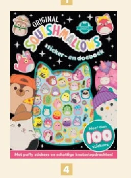 Original Squishmallows - Sticker- en doeboek