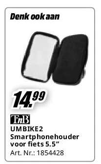 UMBIKE2 Smartphonehouder voor fiets 5.5”