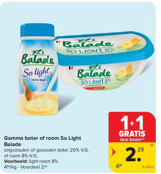 Gamma boter of room So Light Balade