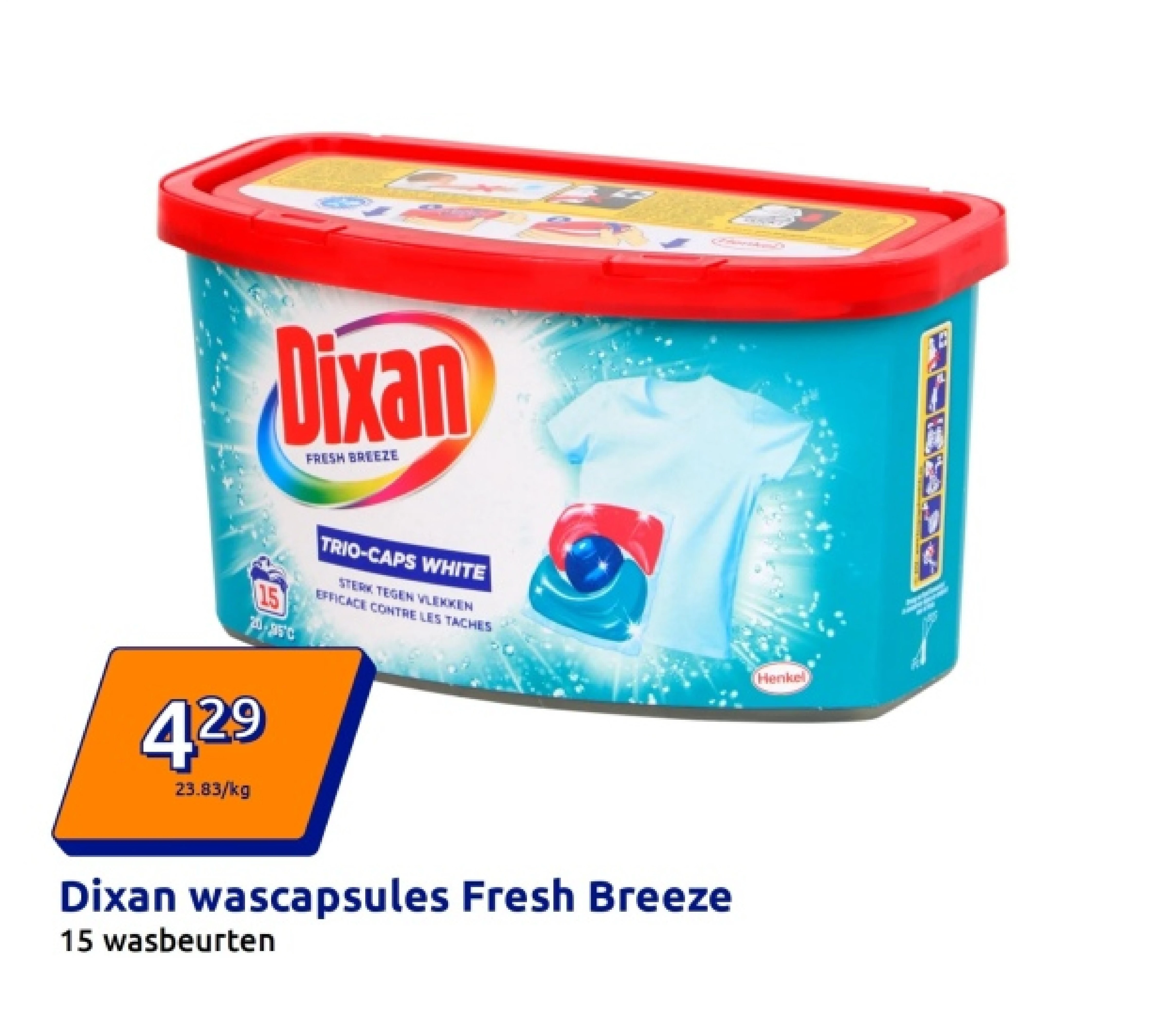 Dixan wascapsules Fresh Breeze