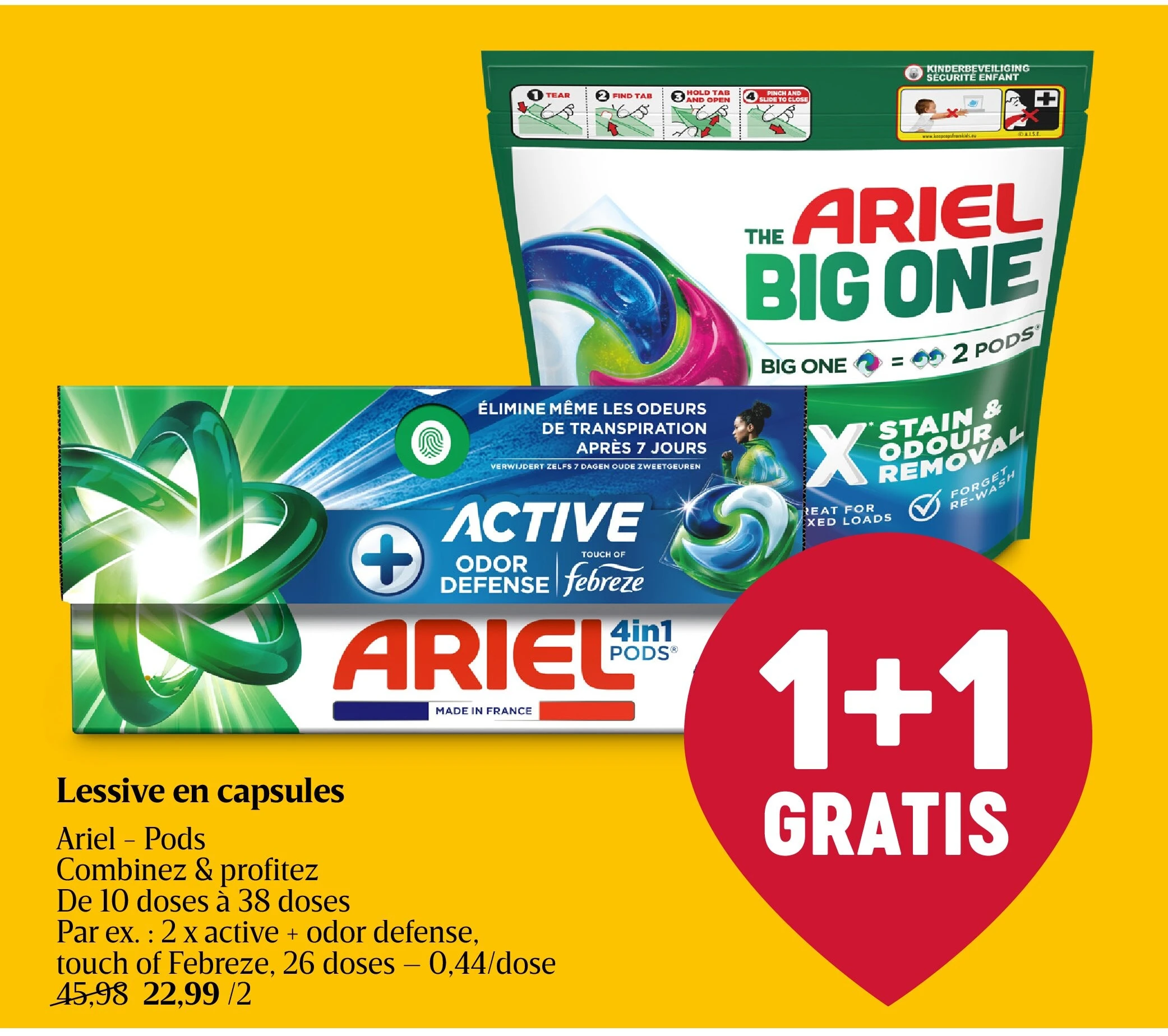 Lessive en capsules