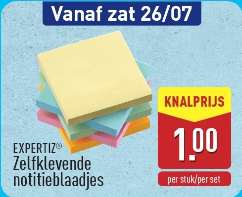Zelfklevende notitieblaadjes