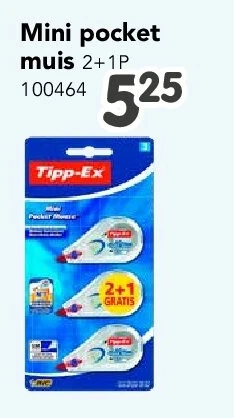 Mini pocket muis 2+1P