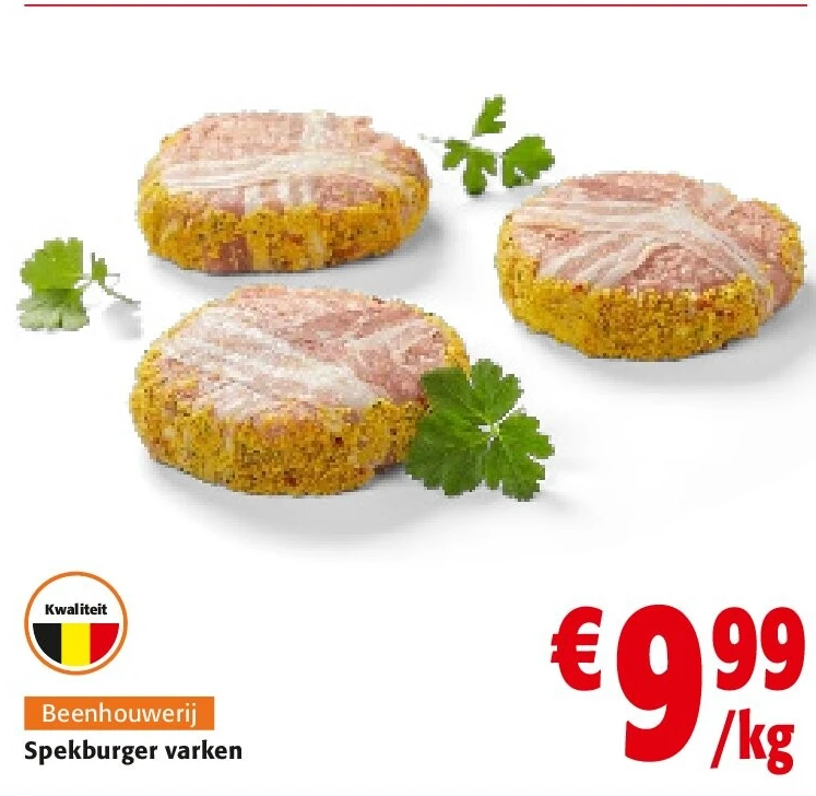Spekburger varken