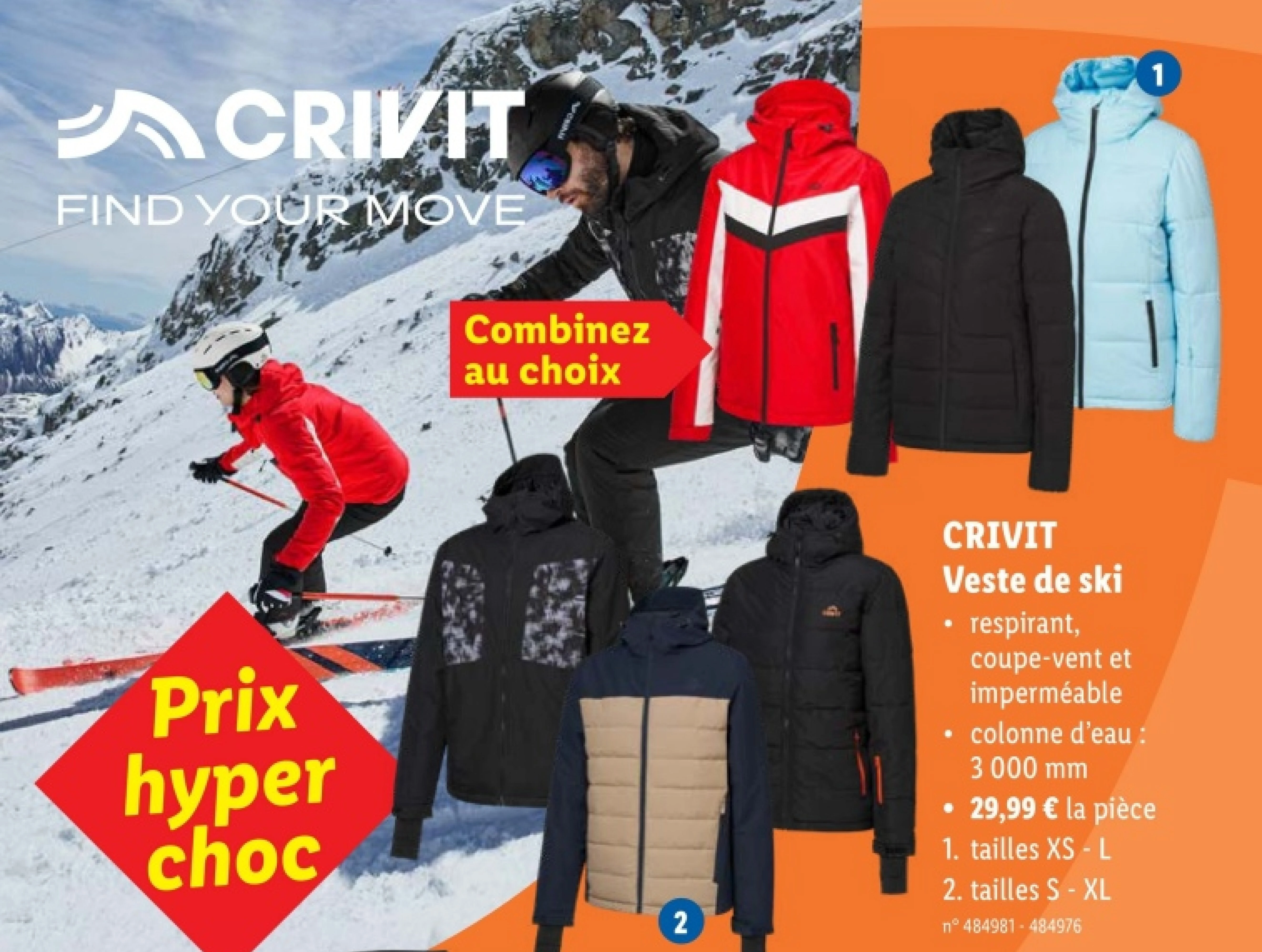 Veste de ski