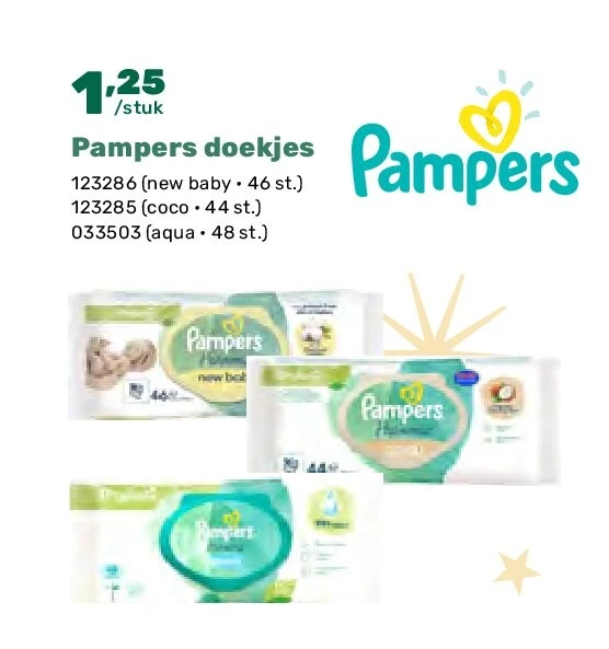 Pampers doekjes