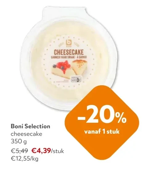 Boni Selection cheesecake 350 g