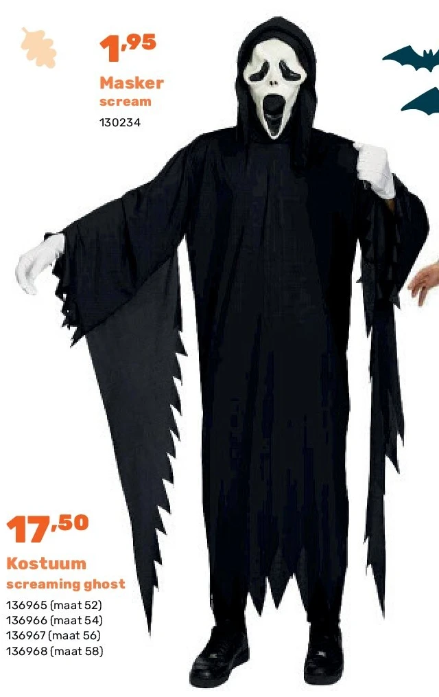 Kostuum screaming ghost