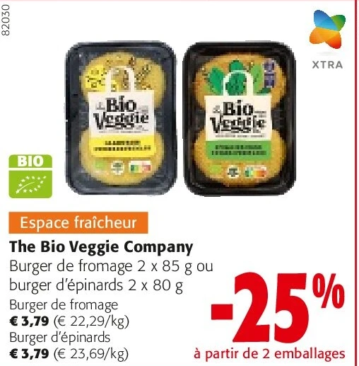 The Bio Veggie Company Burger de fromage