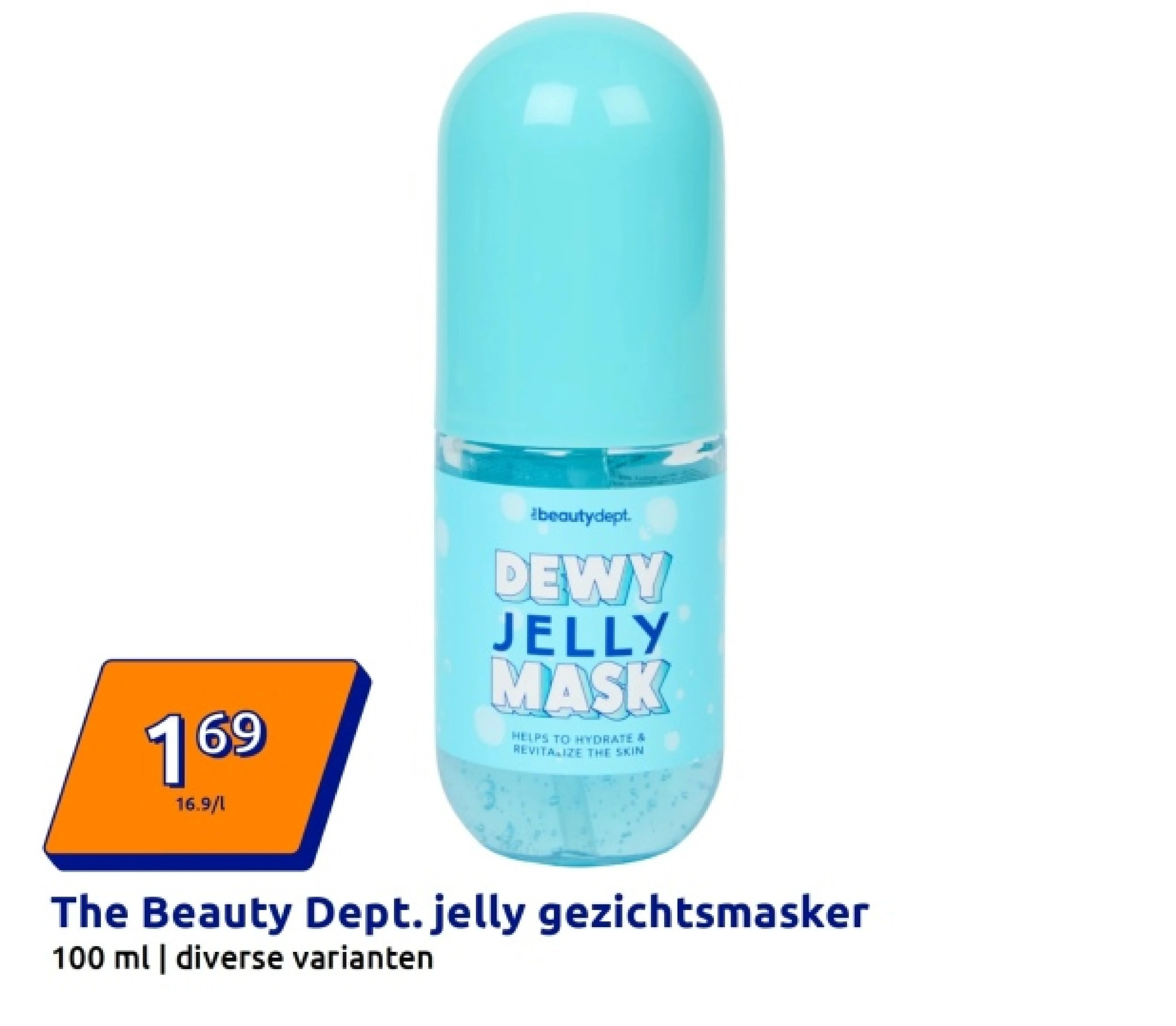 The Beauty Dept. jelly gezichtsmasker