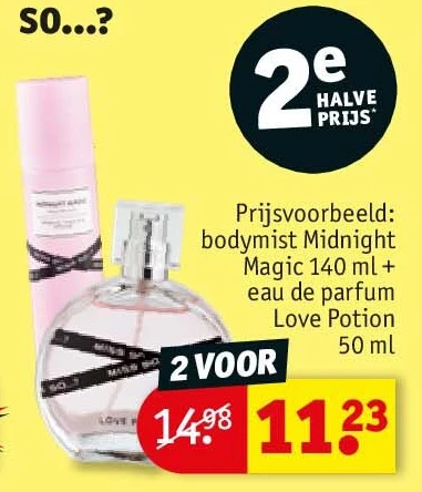 bodymist Midnight Magic 140 ml + eau de parfum Love Potion 50 ml