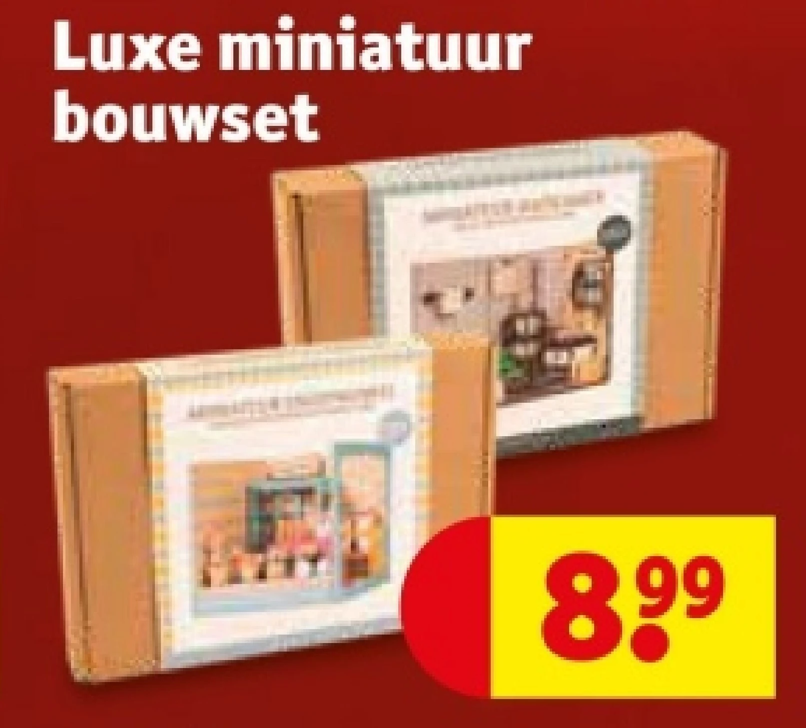 Luxe miniatuur bouwset