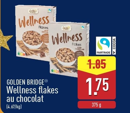 Wellness flakes auchocolat