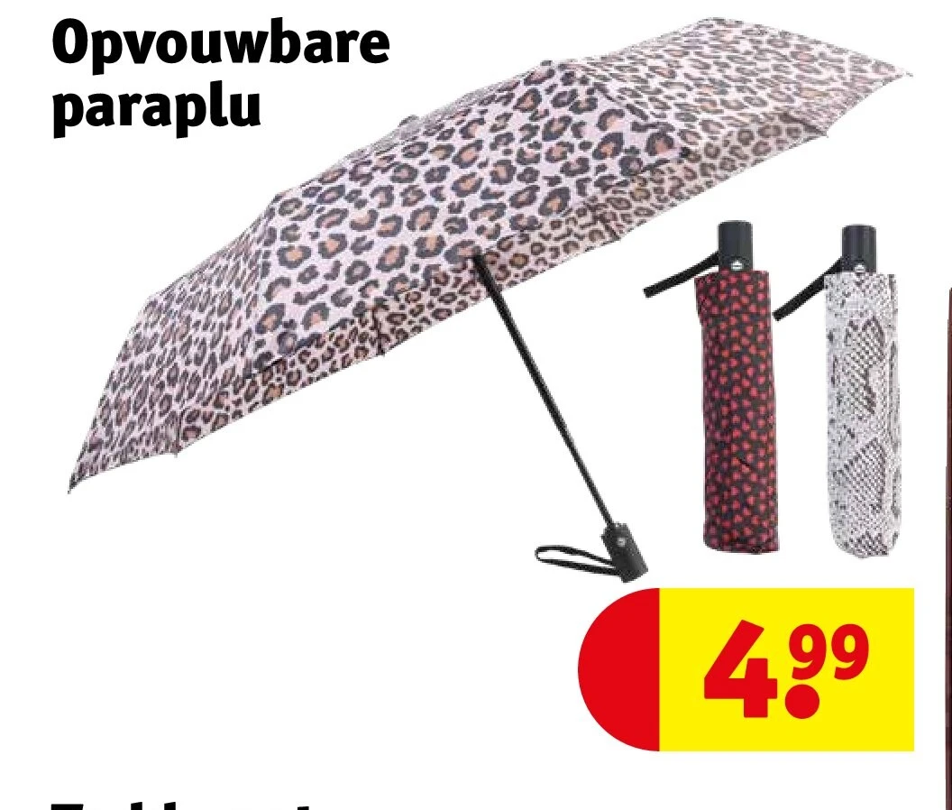 Opvouwbare paraplu