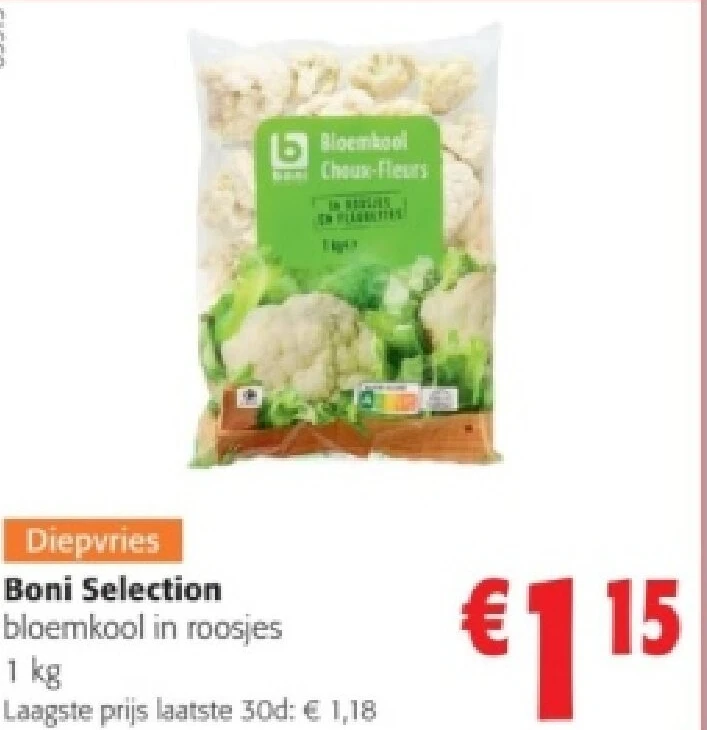 Boni Selection bloemkool in roosjes 1 kg