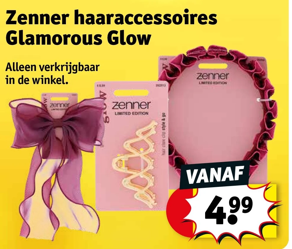 Zenner haaraccessoires Glamorous Glow