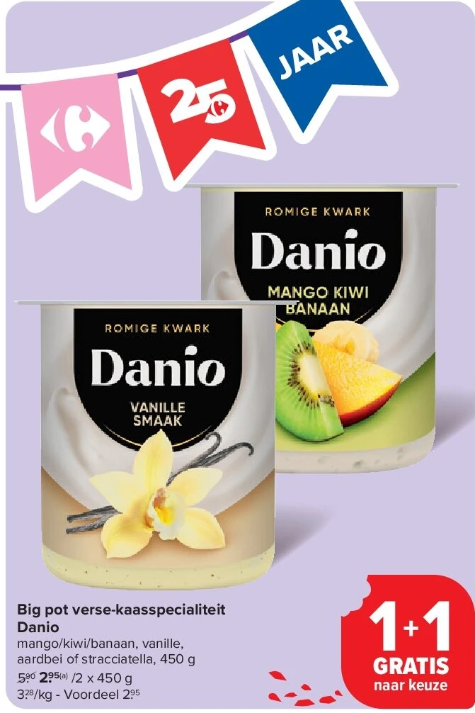 Big pot verse-kaasspecialiteit Danio
