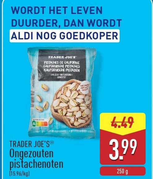 Ongezouten pistachenoten