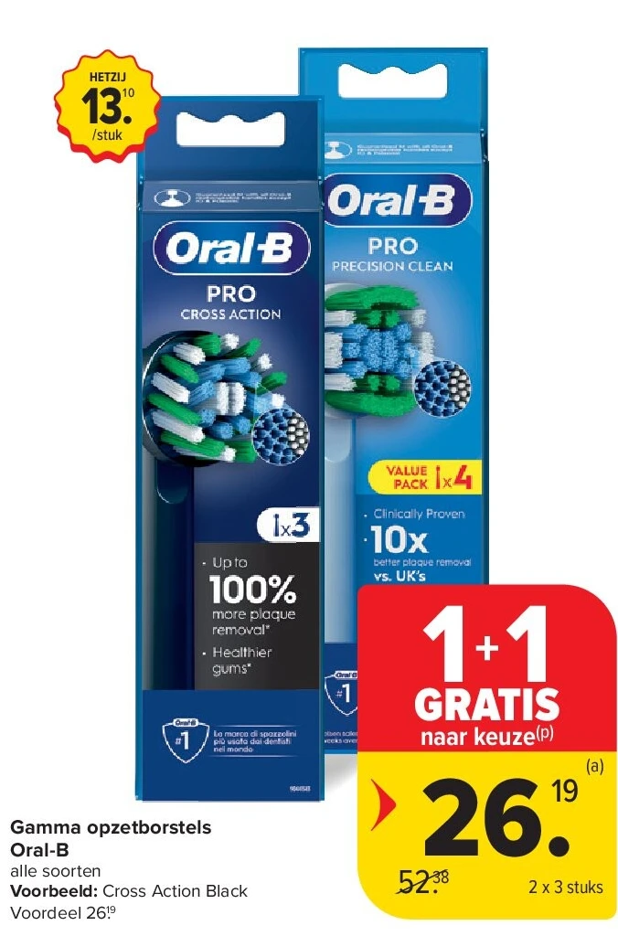 Gamma opzetborstels Oral-B